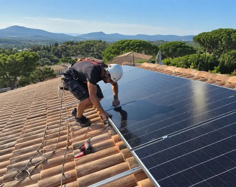 Installateur panneaux solaires Champagnolles — pose photovoltaïque sur toiture